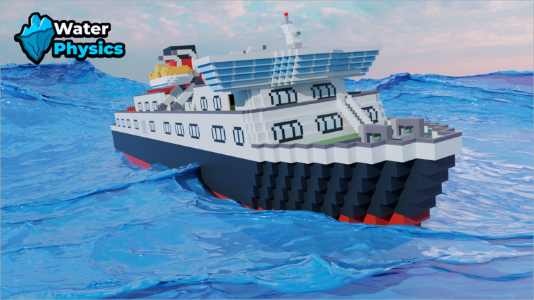 An ocean liner breaking apart under a meteor shower